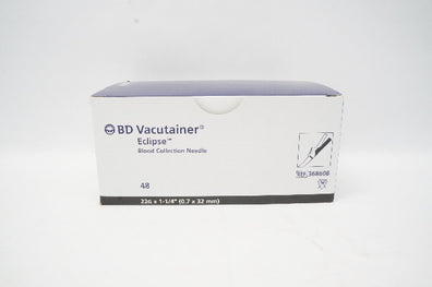 BD 368608 Vacutainer Eclipse Blood Collection Ndle 22Gx1-1/4inch - Box of 48